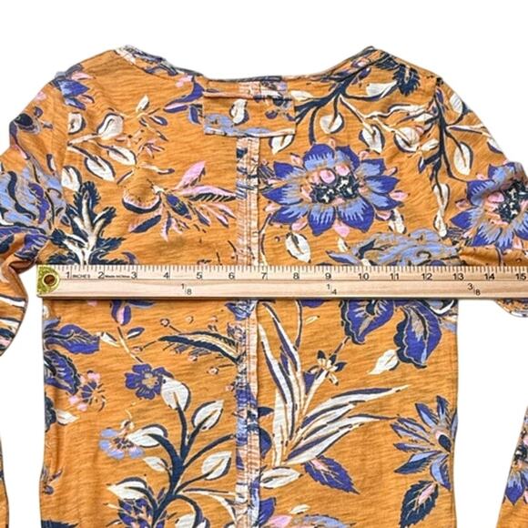 Free People We The Free Dreamed of You Floral Long Sleeve Top - Picture 6 of 8